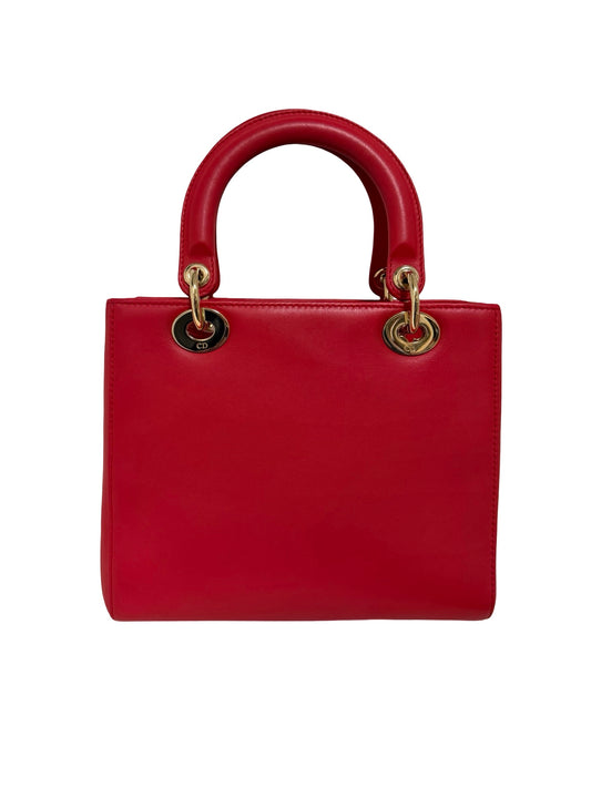 Christian Dior Medium Lady Dior x Niki de Saint Phalle, Red Embroidered Heart