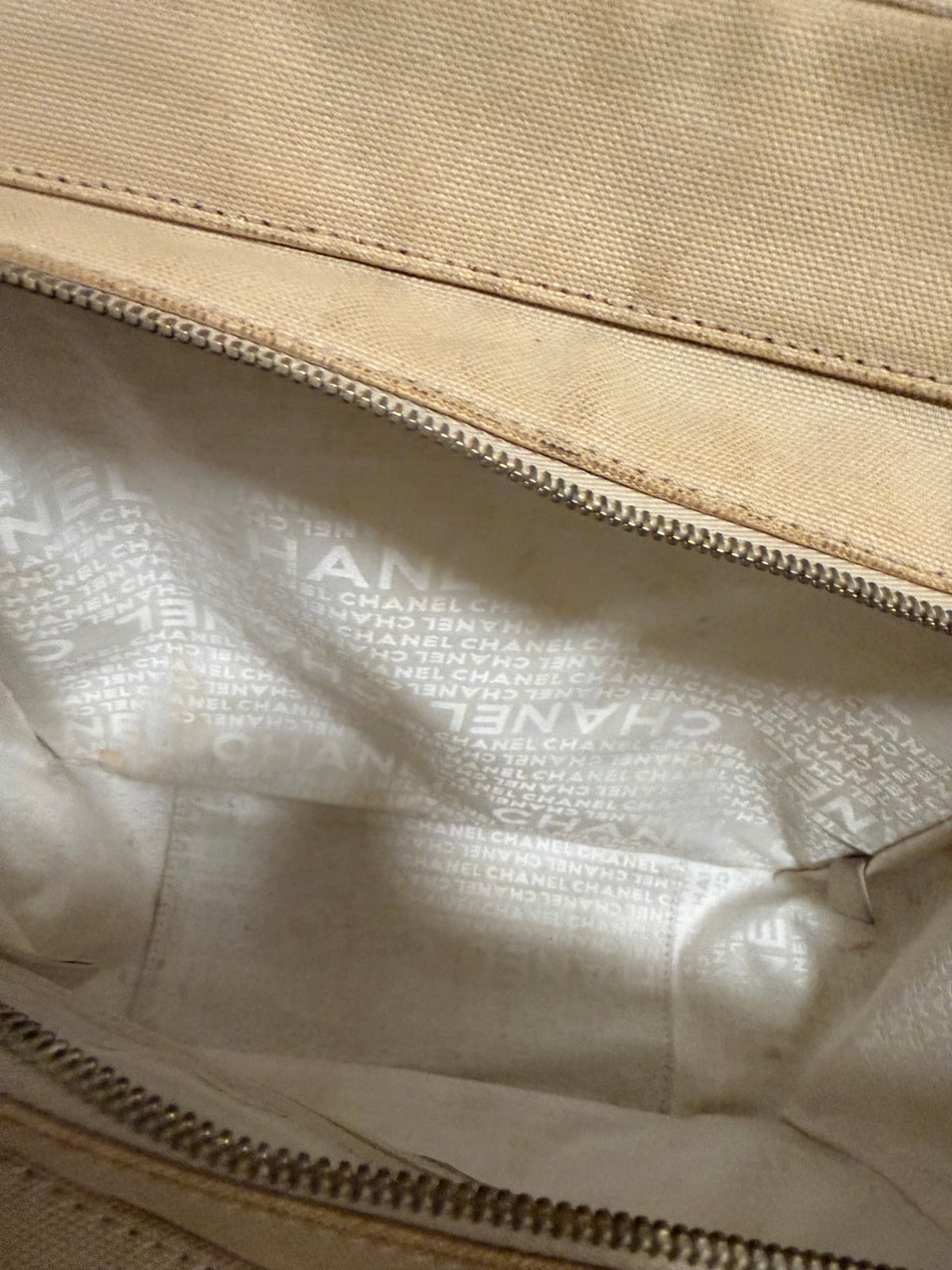 Chanel Marshmallow Tote — Chartreuse & Pink Canvas, Two-Tone CC, Authenticity Card (2004–05)