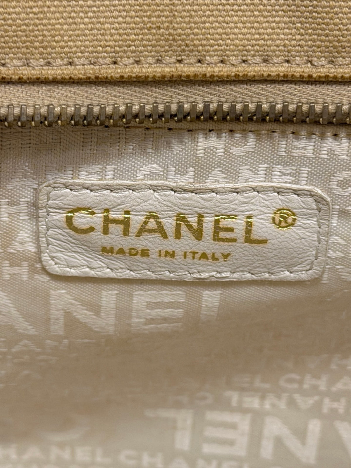 Chanel Marshmallow Tote — Chartreuse & Pink Canvas, Two-Tone CC, Authenticity Card (2004–05)