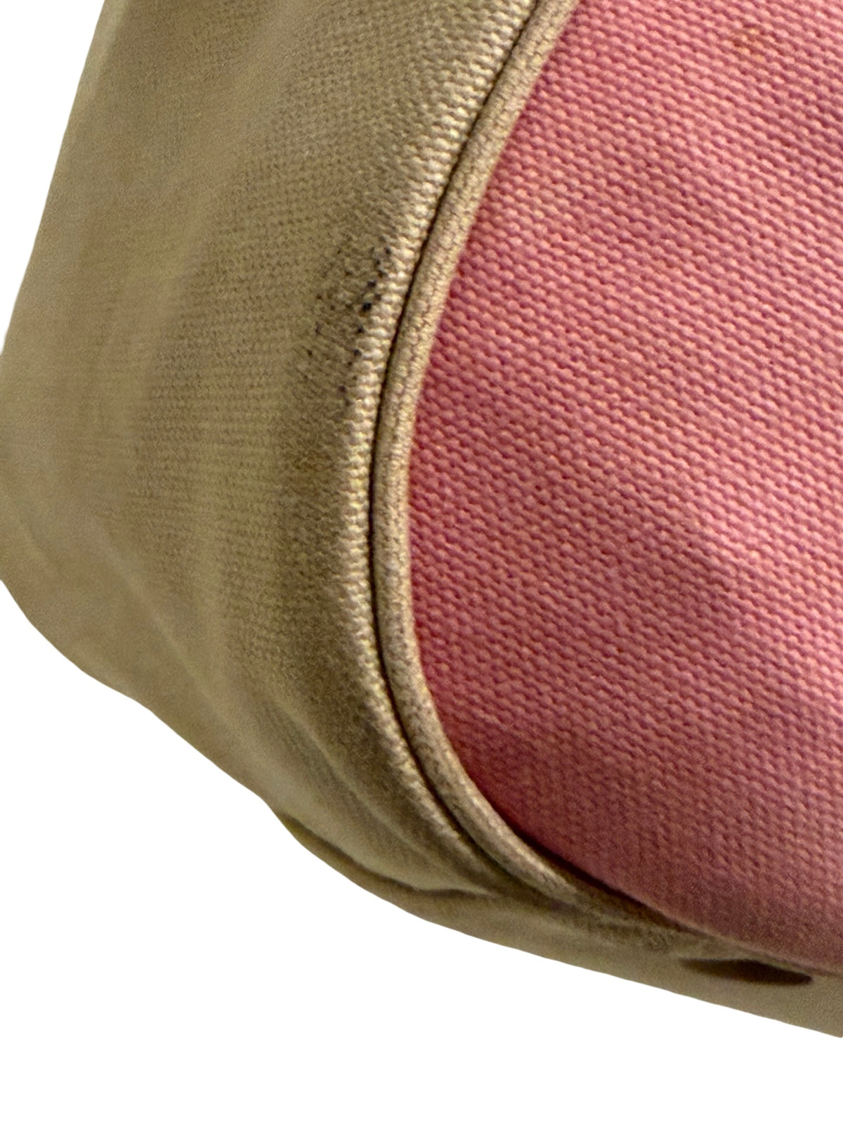 Chanel Marshmallow Tote — Chartreuse & Pink Canvas, Two-Tone CC, Authenticity Card (2004–05)