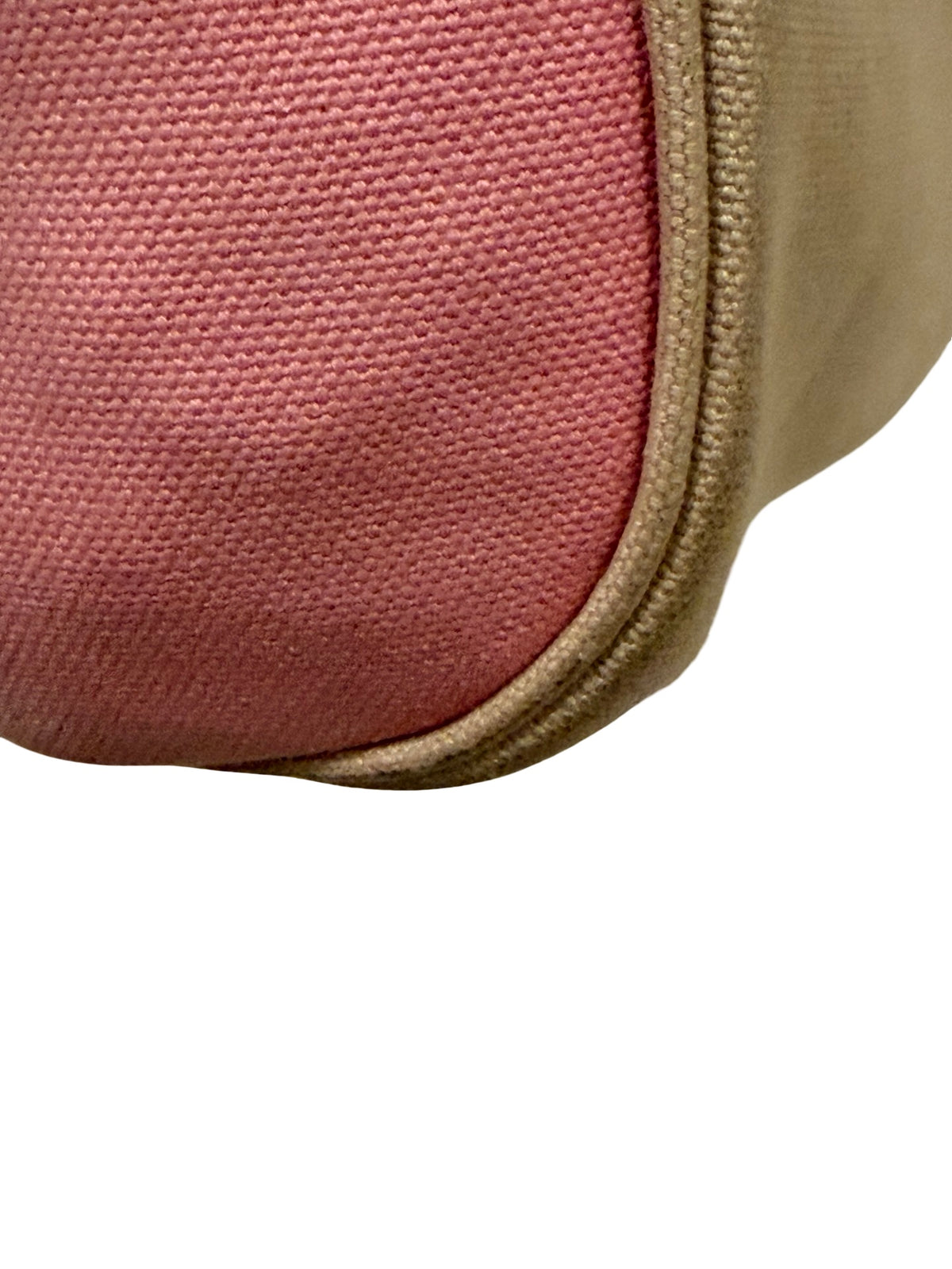 Chanel Marshmallow Tote — Chartreuse & Pink Canvas, Two-Tone CC, Authenticity Card (2004–05)