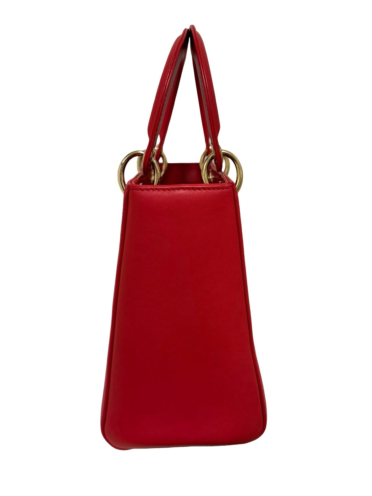 Christian Dior Medium Lady Dior x Niki de Saint Phalle, Red Embroidered Heart