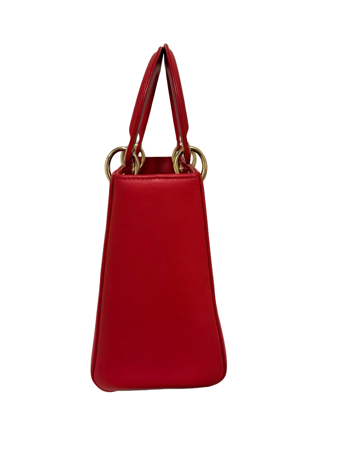 Christian Dior Medium Lady Dior x Niki de Saint Phalle, Red Embroidered Heart