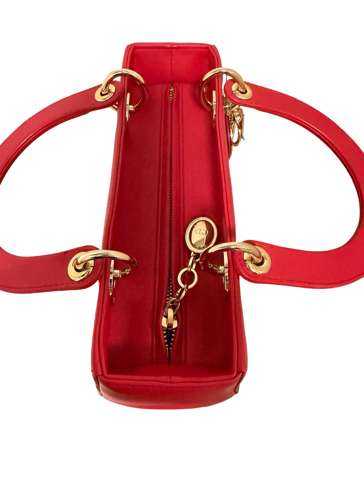 Christian Dior Medium Lady Dior x Niki de Saint Phalle, Red Embroidered Heart