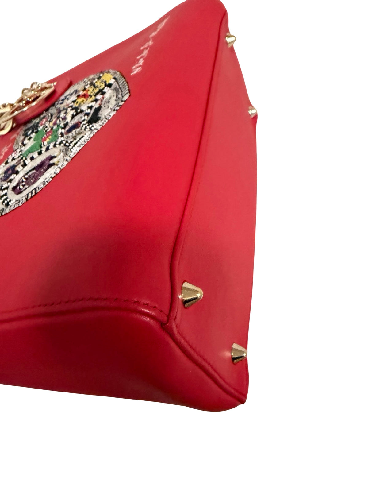 Christian Dior Medium Lady Dior x Niki de Saint Phalle, Red Embroidered Heart