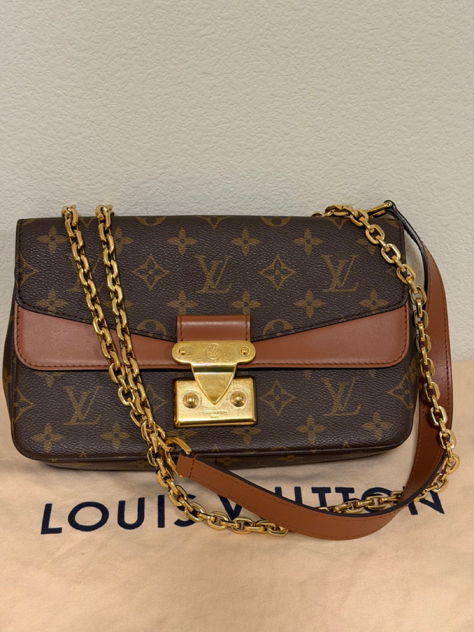 Louis Vuitton Marceau, Monogram with Caramel Trim