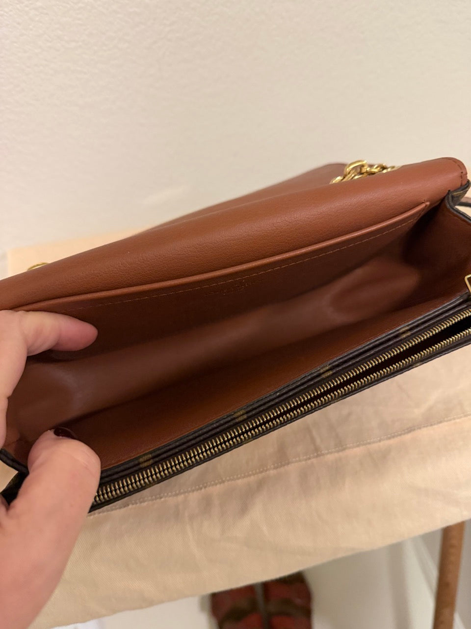 Louis Vuitton Marceau, Monogram with Caramel Trim
