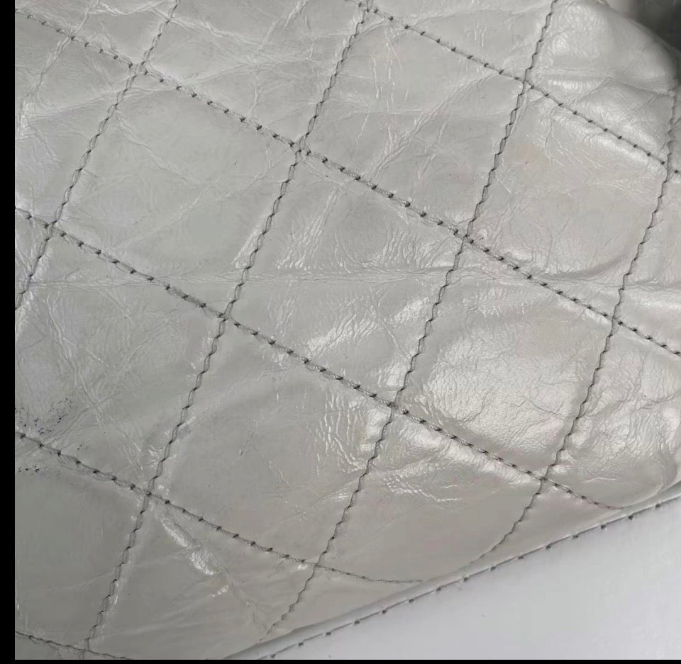 Chanel White Gabrielle Hobo
