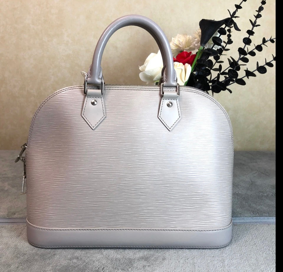 Louis Vuitton Alma Grey Epi Leather
