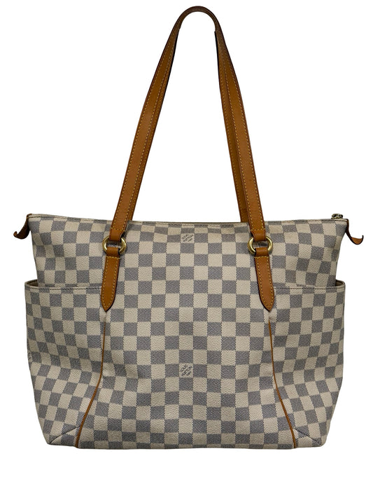 Louis Vuitton Totally PM — Damier Azur, Honey Vachetta, Gold Hardware