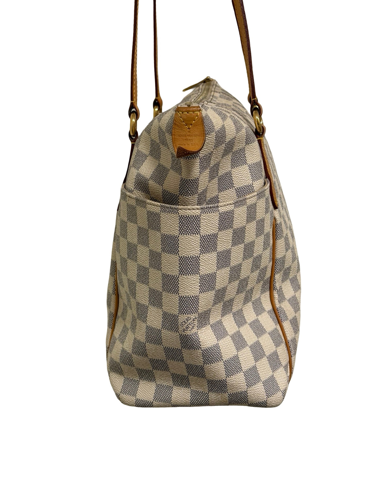 Louis Vuitton Totally PM — Damier Azur, Honey Vachetta, Gold Hardware