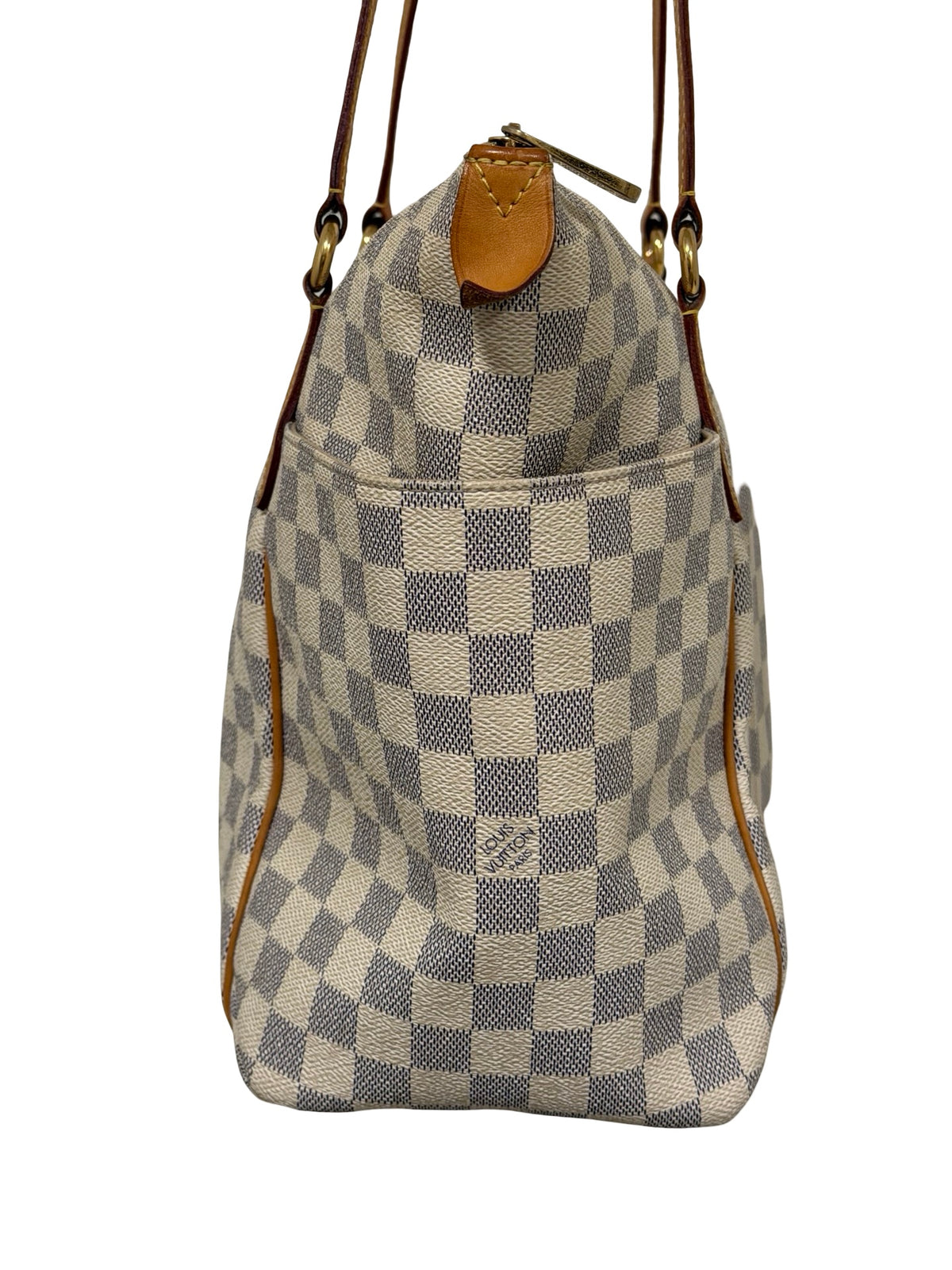 Louis Vuitton Totally PM — Damier Azur, Honey Vachetta, Gold Hardware