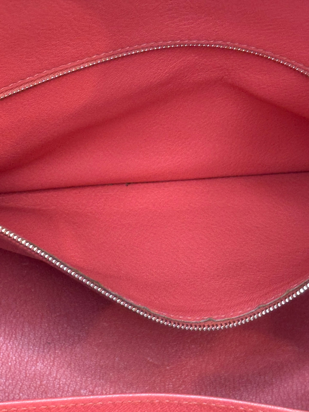 Hermès Birkin 35 – Rouge Pivoine Togo Leather, Palladium Hardware (Pre-Owned, 8.75/10)