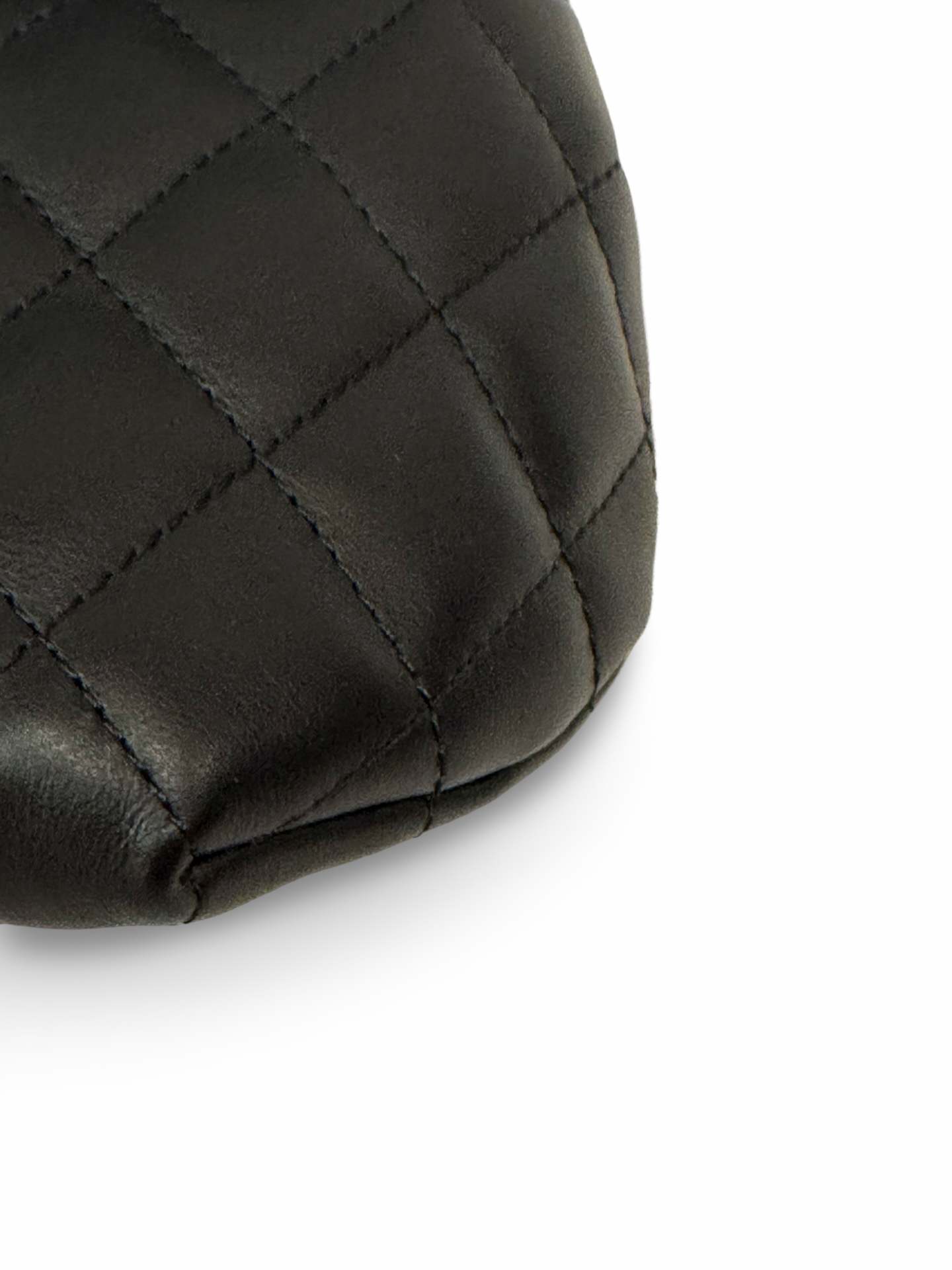 Chanel Uniform Flap — Black Lambskin, Silver Hardware