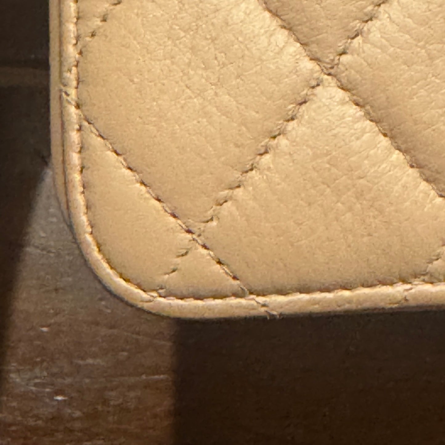 Chanel Mini Classic Flap Beige Caviar