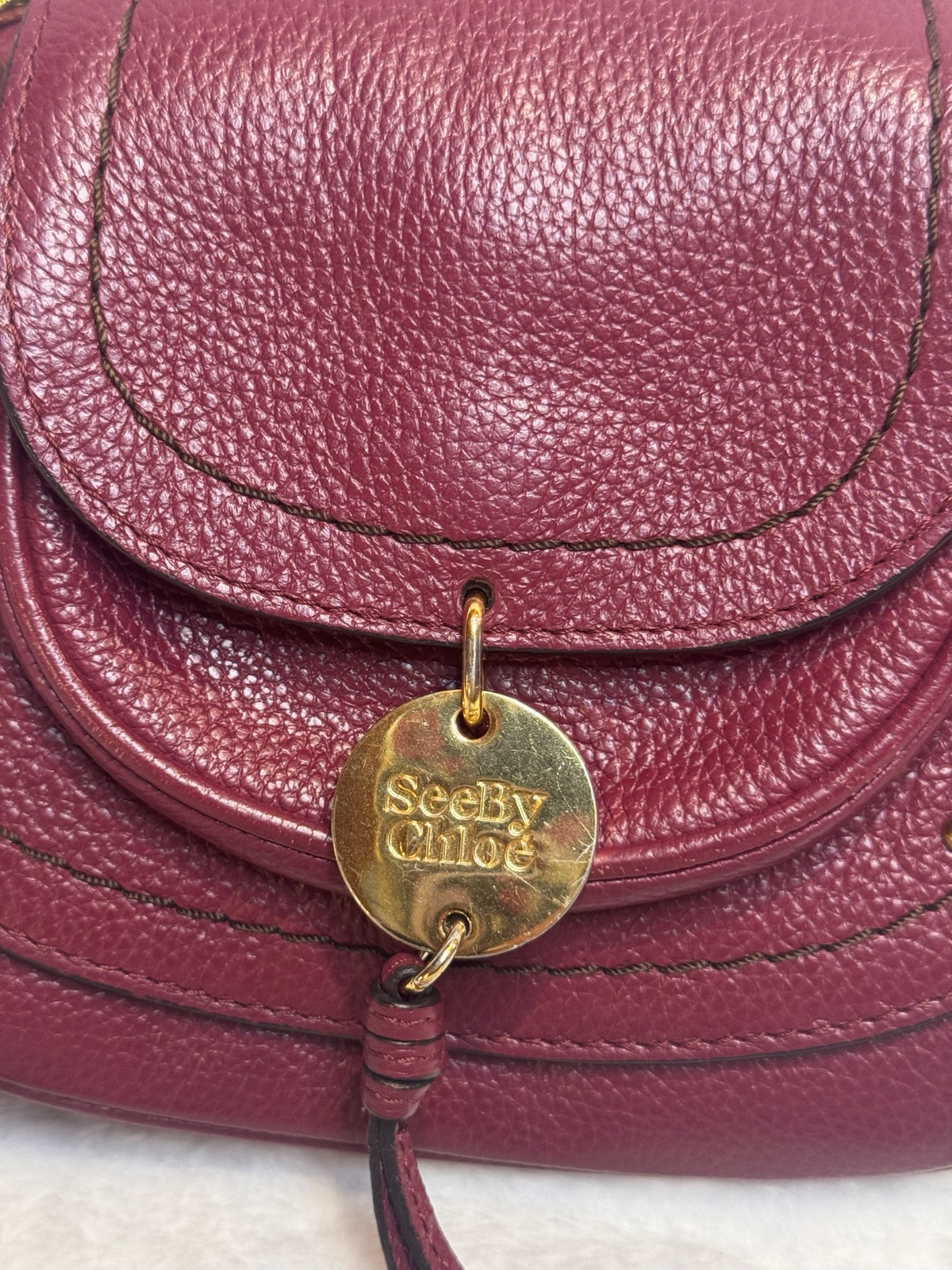 See by Chloé Susie Small Crossbody — Burgundy