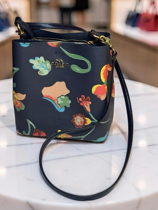 Coach Small Town Bucket Bag — Dreamy Land Floral, Midnight Navy