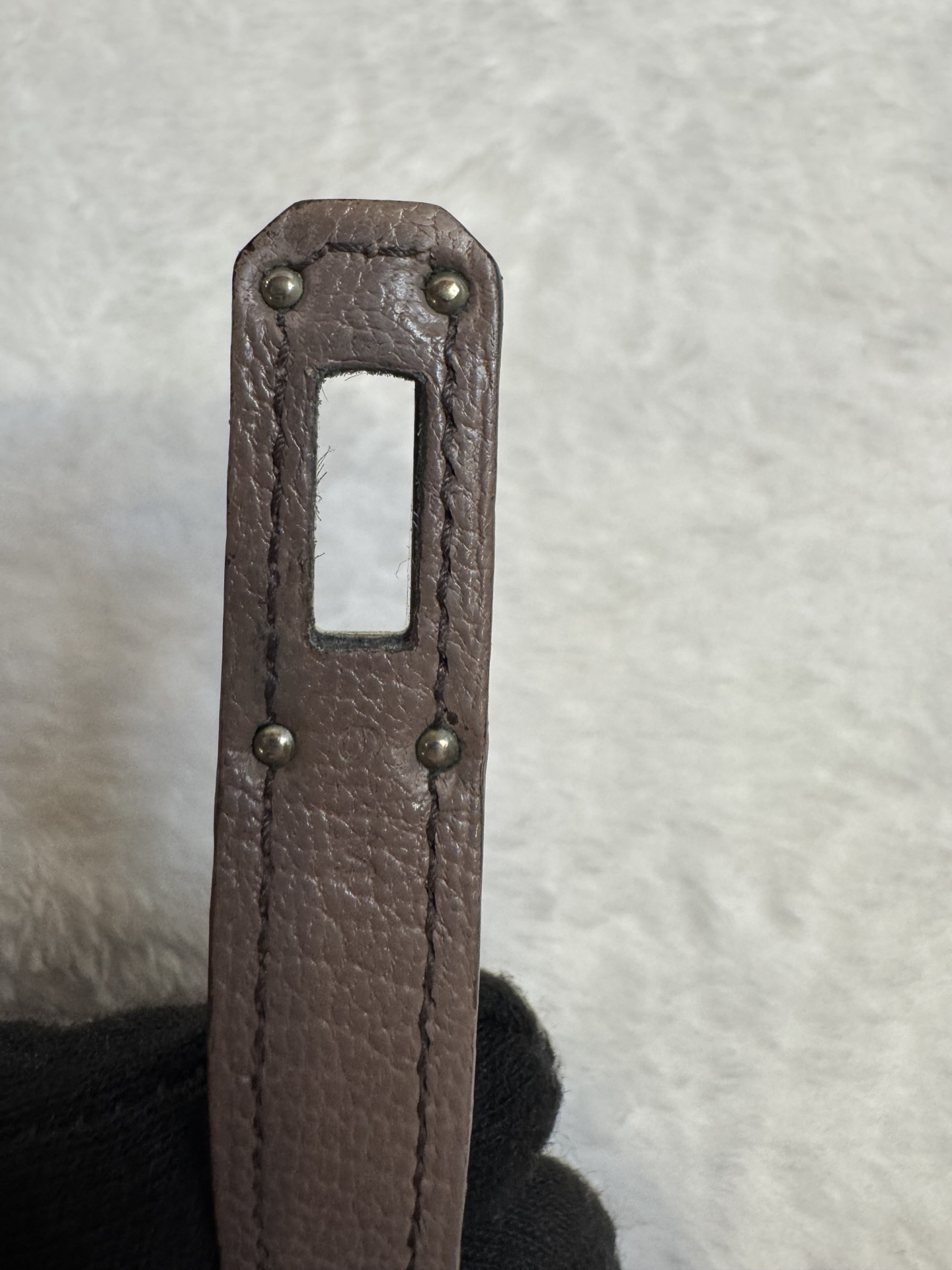 Hermès Kelly Classic Wallet, Elephant Gray Chèvre, Palladium