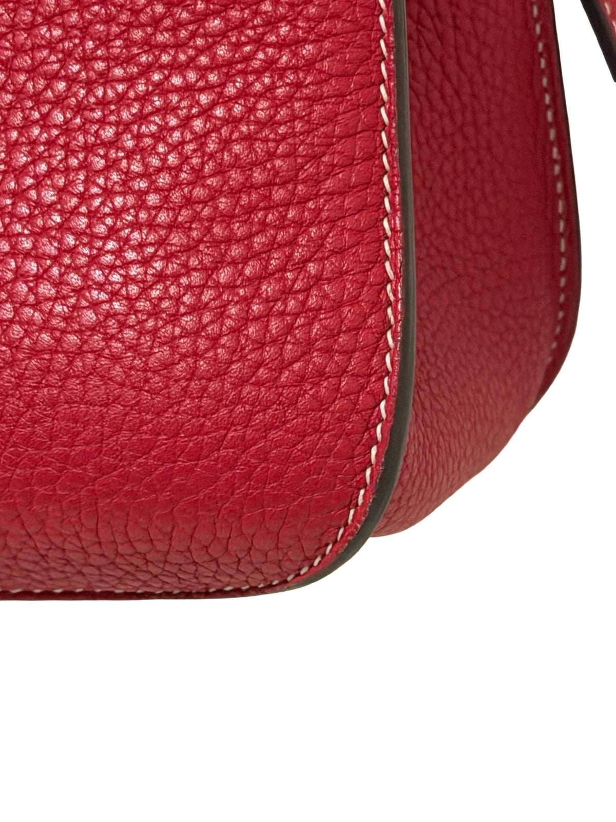 Hermès Halzan 31, Rouge Casaque Clemence with Palladium Hardware