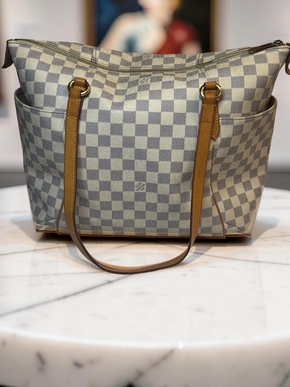 Louis Vuitton Totally MM Damier Azur