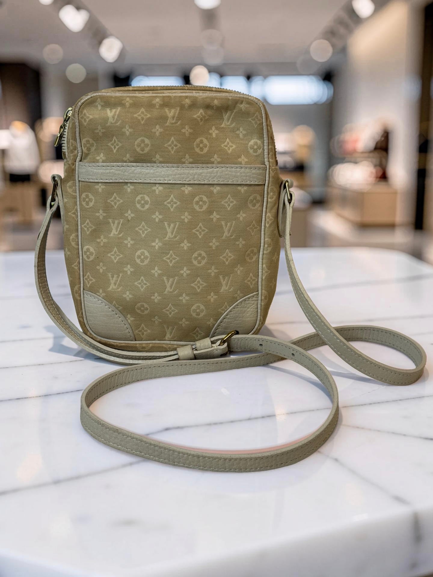 Louis Vuitton Danube — Dune Monogram Mini Lin Crossbody