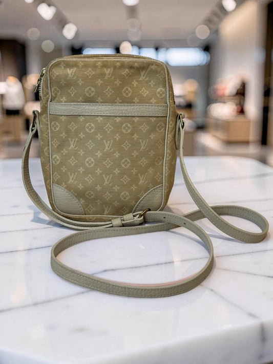 Louis Vuitton Danube — Dune Monogram Mini Lin Crossbody