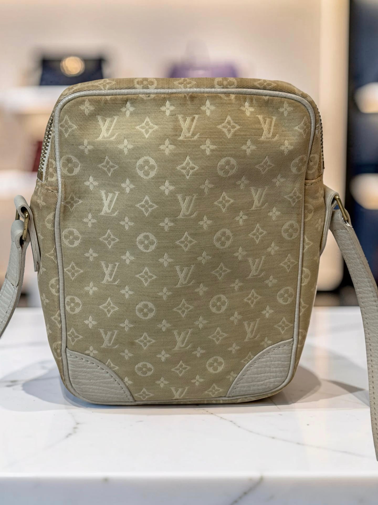 Louis Vuitton Danube — Dune Monogram Mini Lin Crossbody