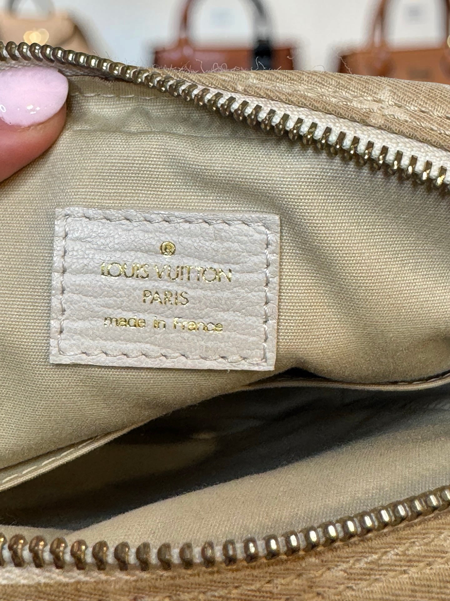 Louis Vuitton Danube — Dune Monogram Mini Lin Crossbody