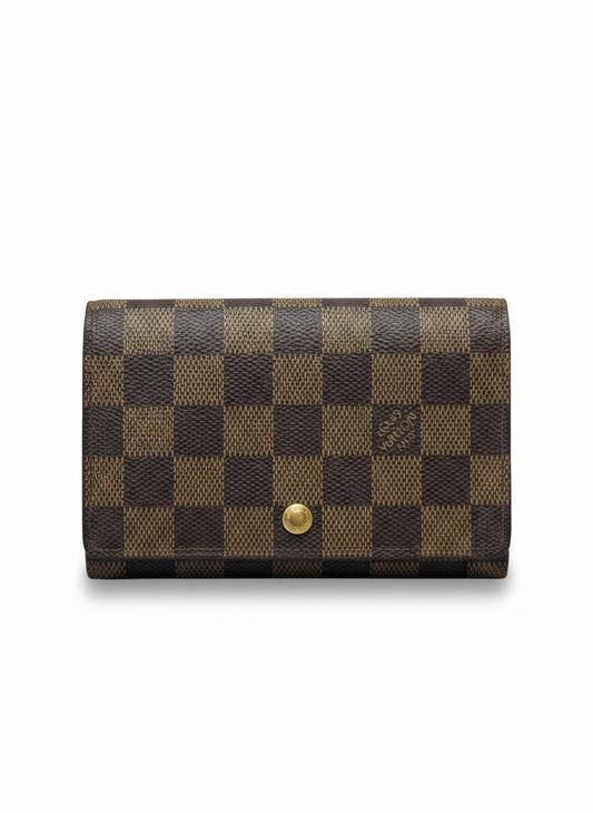 Louis Vuitton Porte Monnaie Trésor — Damier Ebene