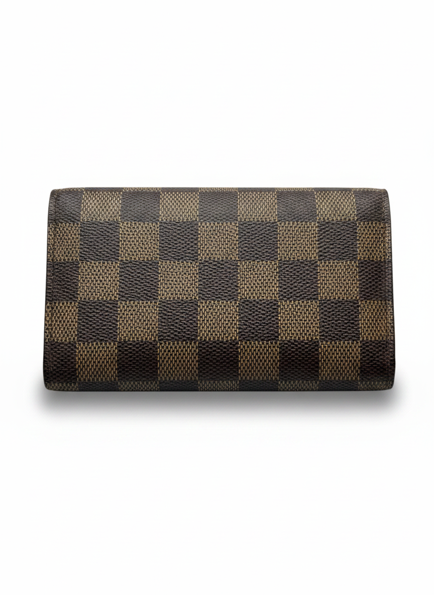 Louis Vuitton Porte Monnaie Trésor — Damier Ebene