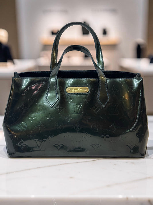 Louis Vuitton Wilshire PM — Vert Bronze Monogram Vernis
