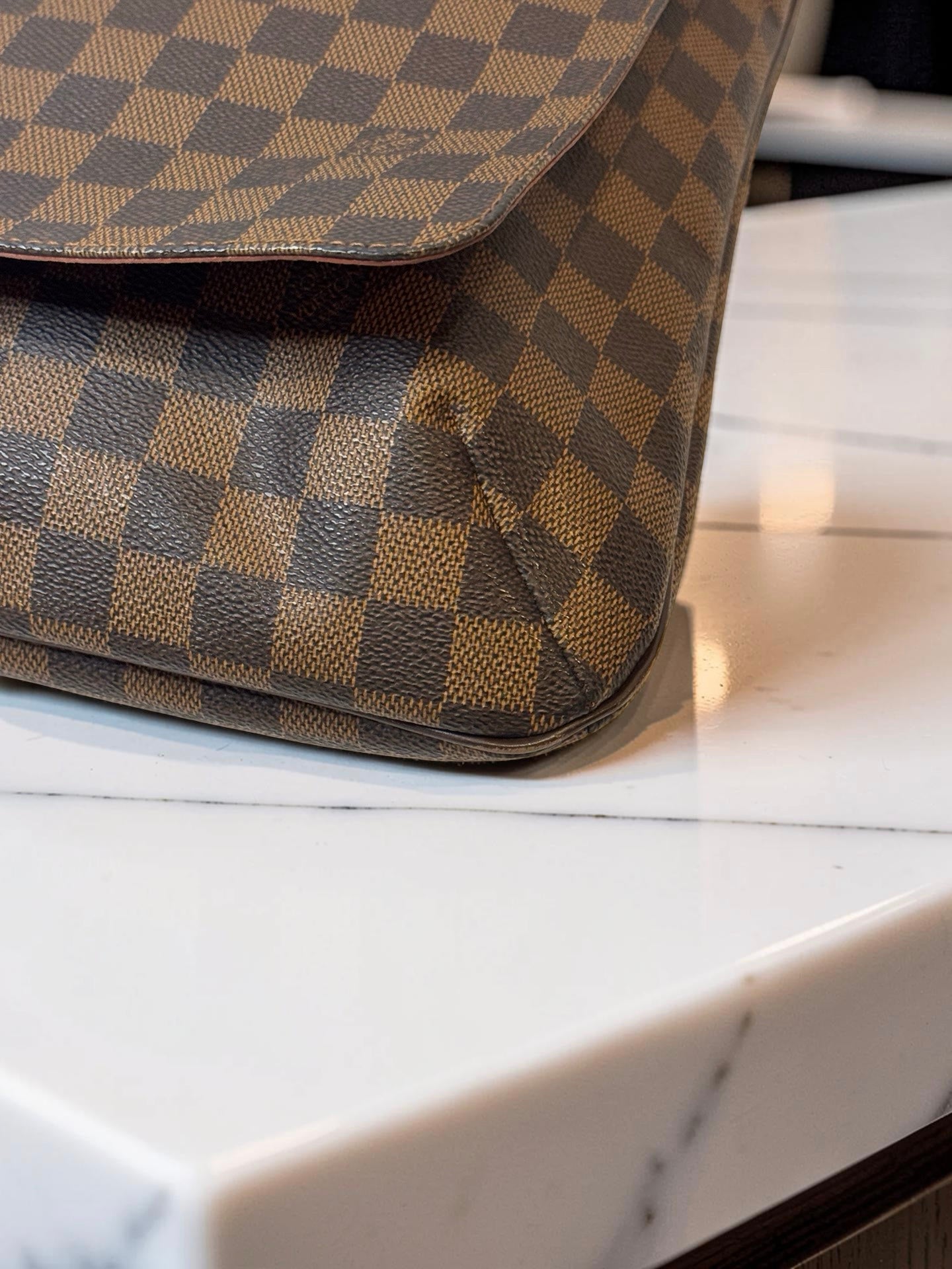 Louis Vuitton Musette — Damier Ebene Crossbody