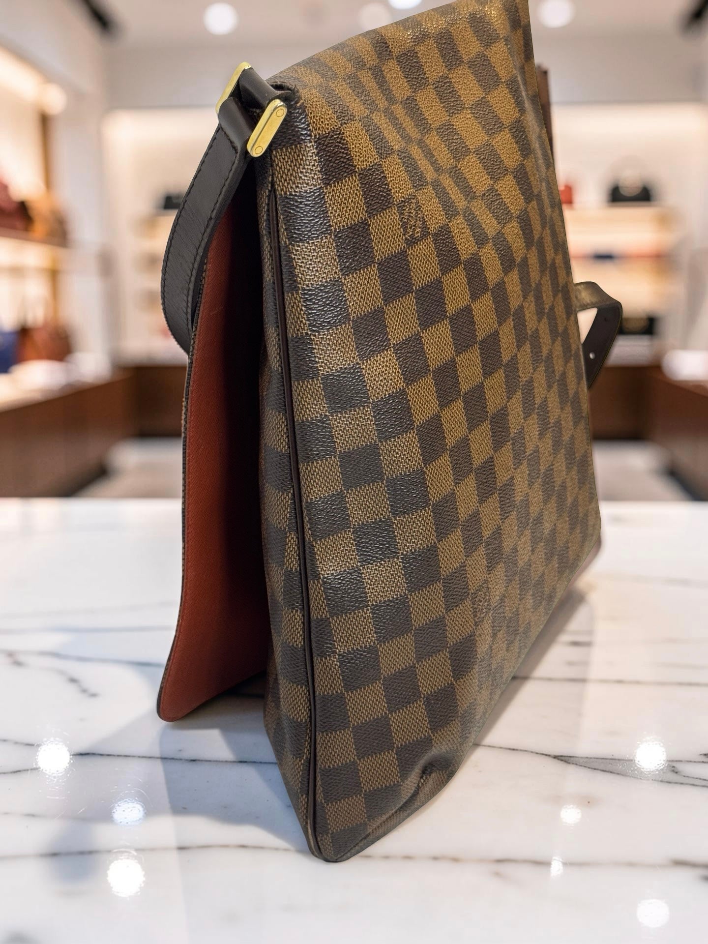 Louis Vuitton Musette — Damier Ebene Crossbody