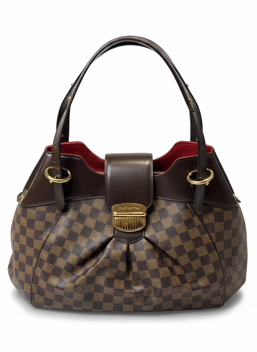 Louis Vuitton Sistina GM — Damier Ebene Shoulder Bag