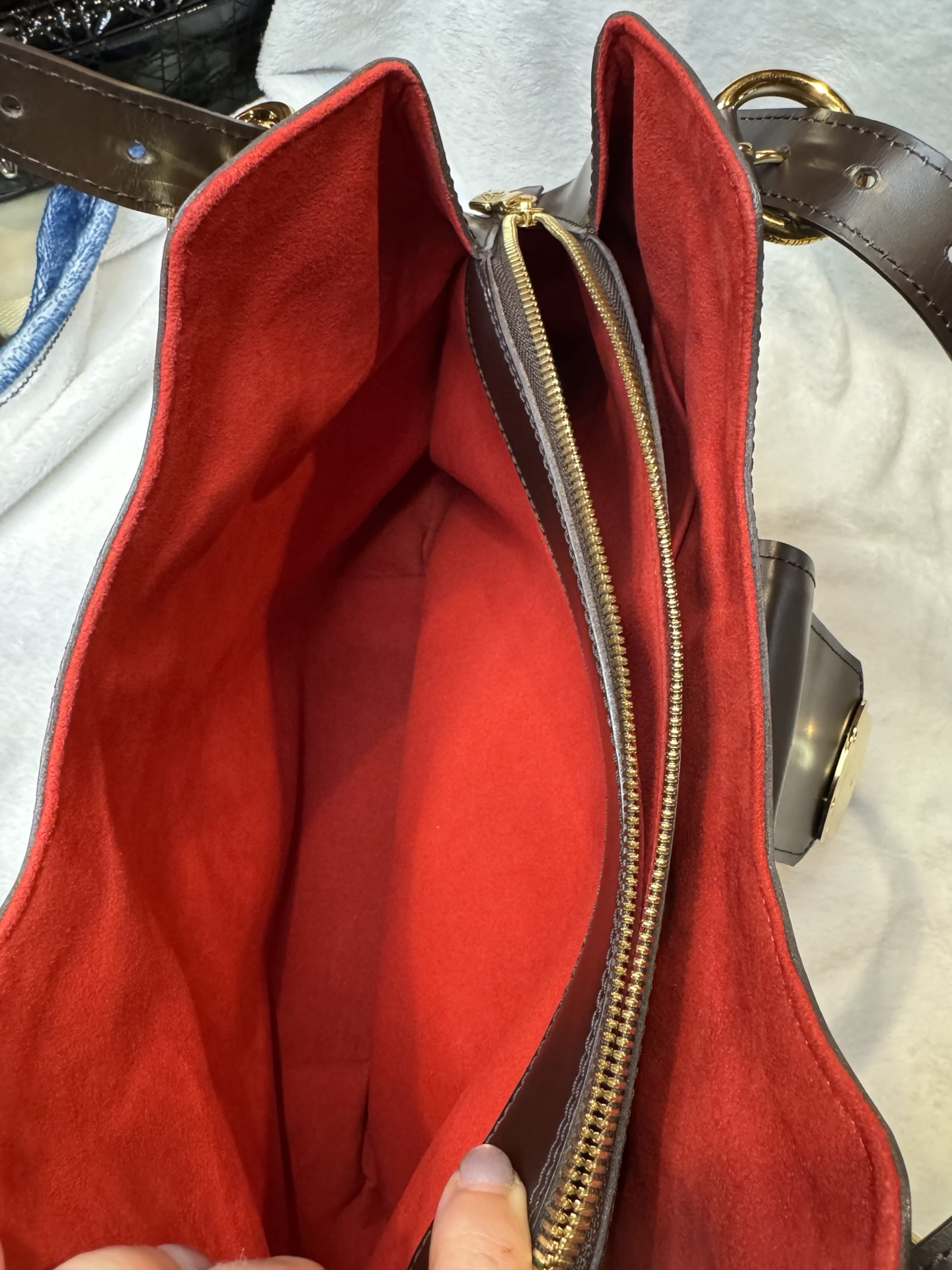 Louis Vuitton Sistina GM — Damier Ebene Shoulder Bag