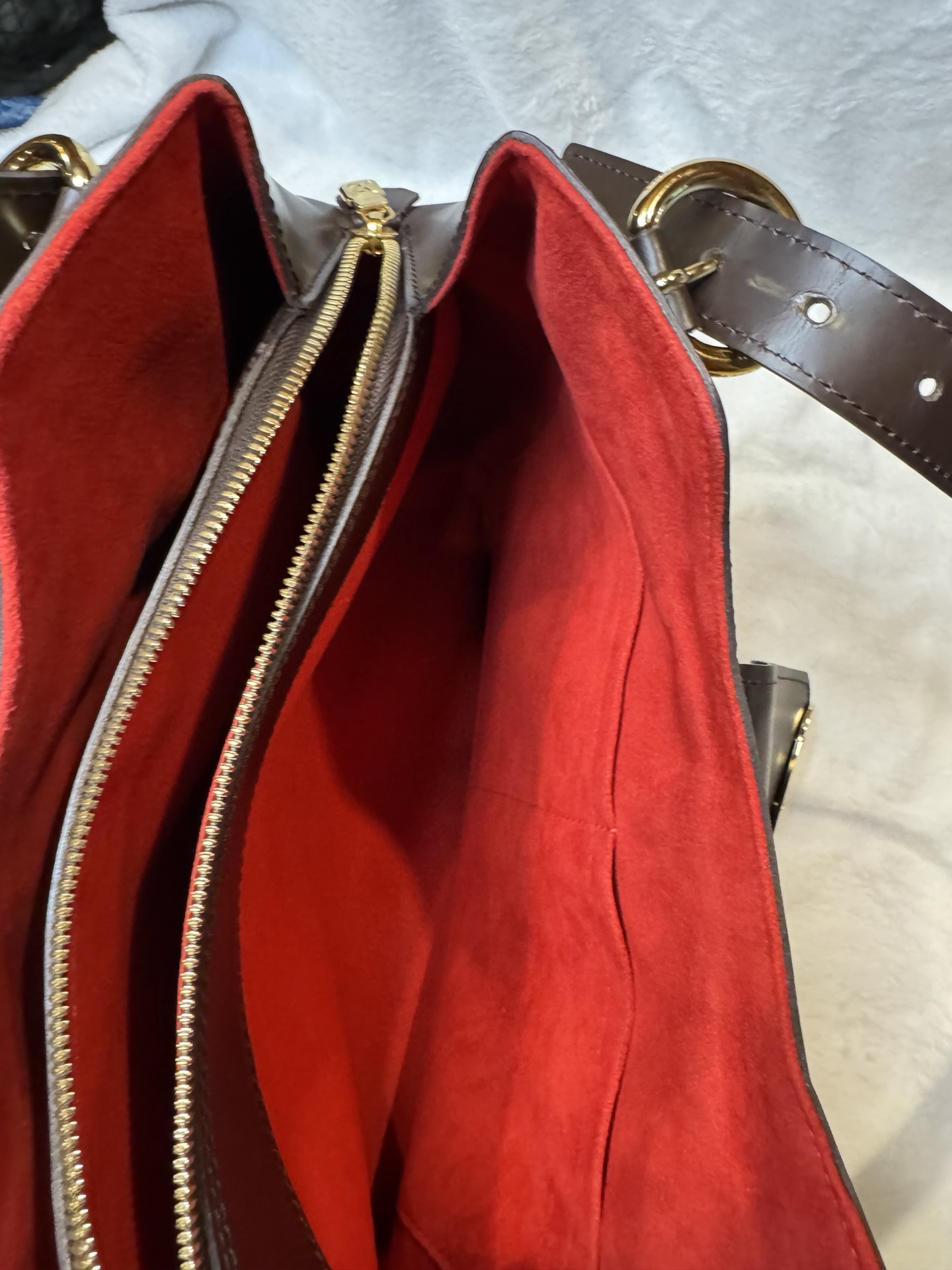 Louis Vuitton Sistina GM — Damier Ebene Shoulder Bag