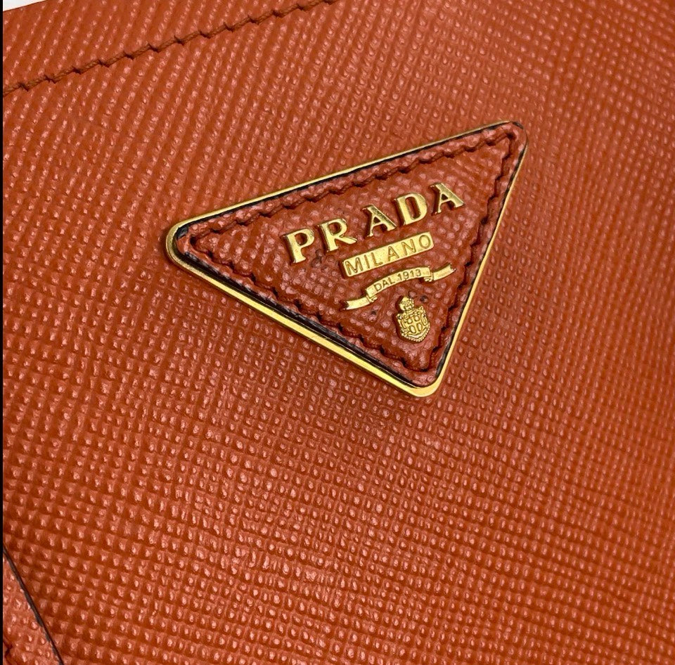 Prada Saffiano Cuir Double Tote