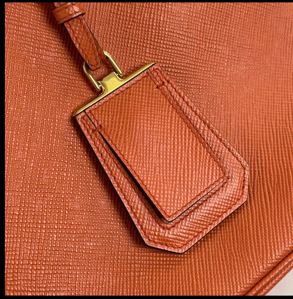 Prada Saffiano Cuir Double Tote
