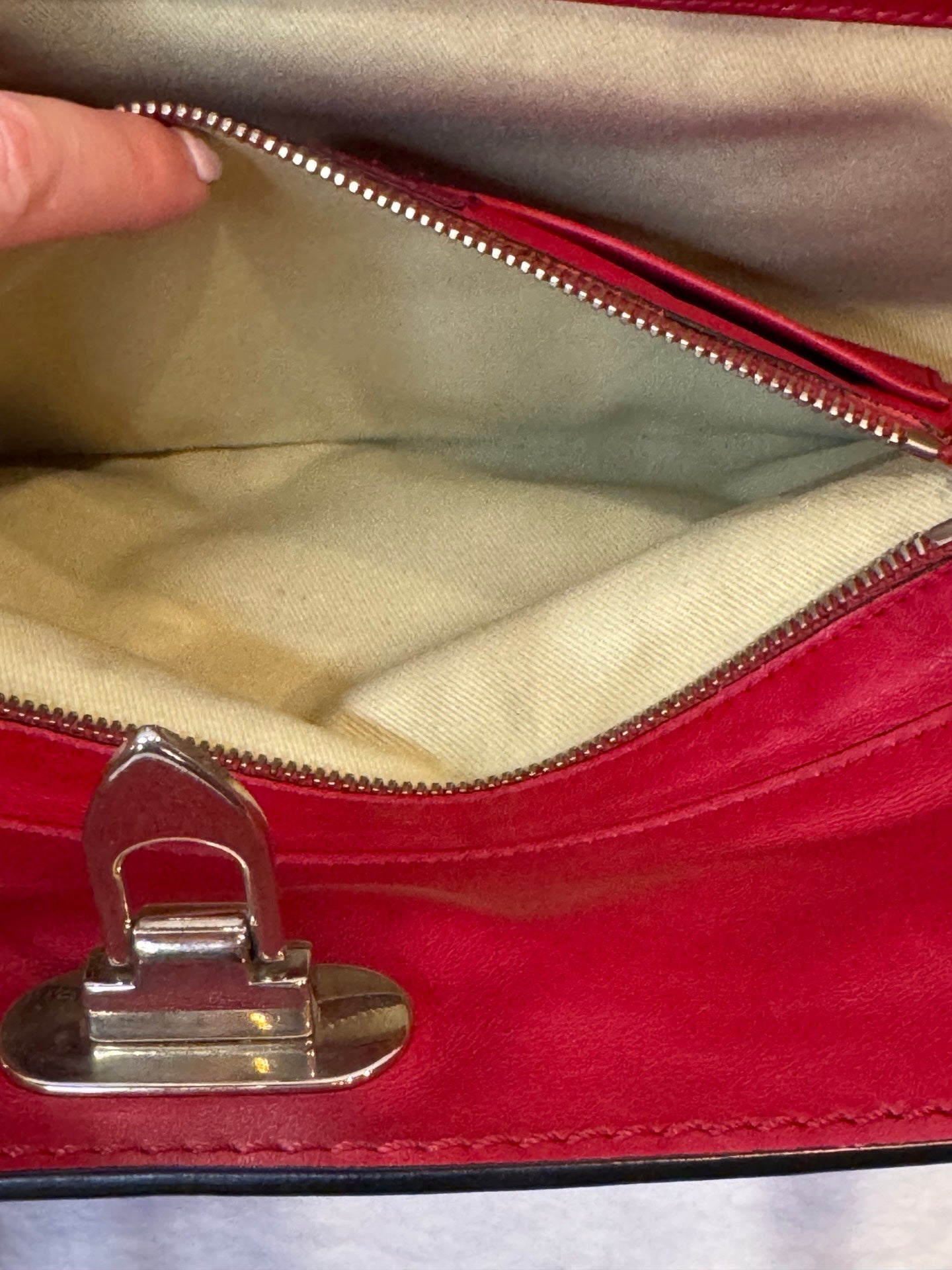 Valentino Rockstud Large Tote – Red Calfskin, Gold Hardware