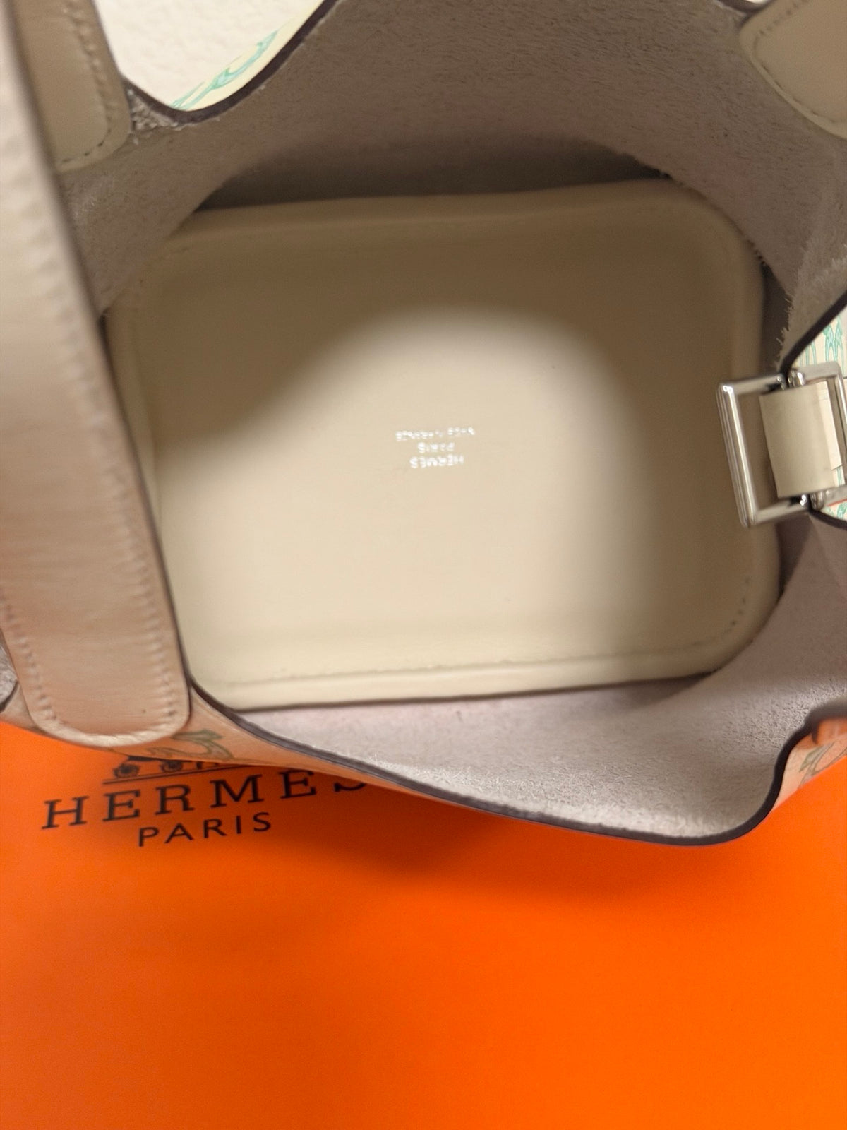 Hermès Picotin Lock 14 Micro, Lucky Daisy in Nata Swift