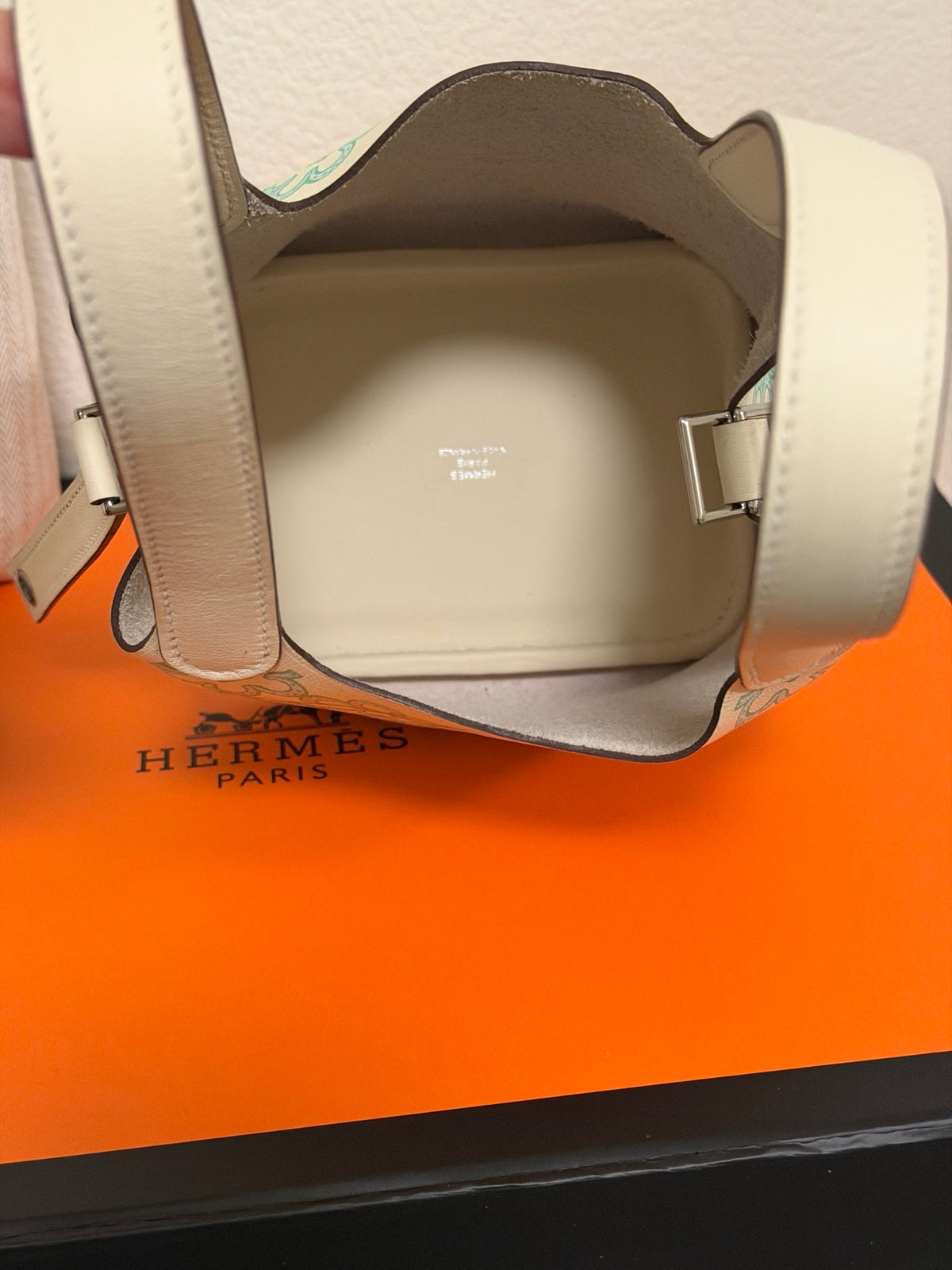 Hermès Picotin Lock 14 Micro, Lucky Daisy in Nata Swift